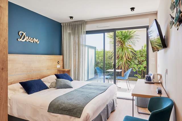 Chambre Hôtel Calvados Bord de Mer · La Crémaillère