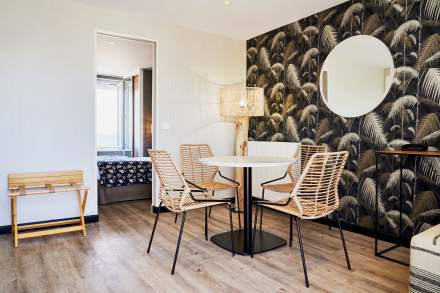 La Crémaillère · Chambre de l'Hôtel 3 étoiles Courseulles-sur-Mer, Calvados