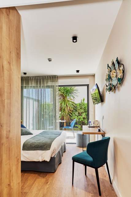 Chambre Hôtel Calvados Bord de Mer · La Crémaillère
