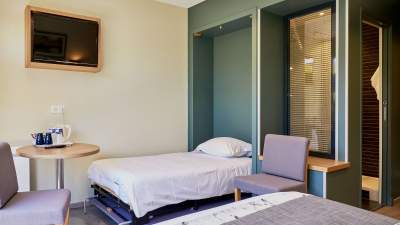 La Crémaillère · Chambre de l'Hôtel 3 étoiles Courseulles-sur-Mer, Calvados