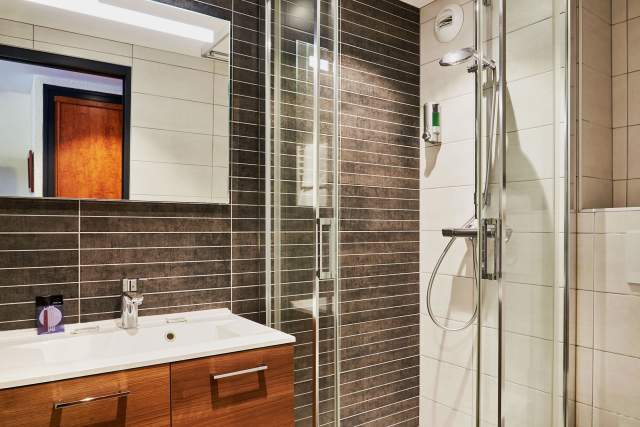 Salle de bain Hôtel Calvados Bord de Mer · La Crémaillère
