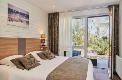 La Crémaillère · Chambre de l'Hôtel 3 étoiles Courseulles-sur-Mer, Calvados